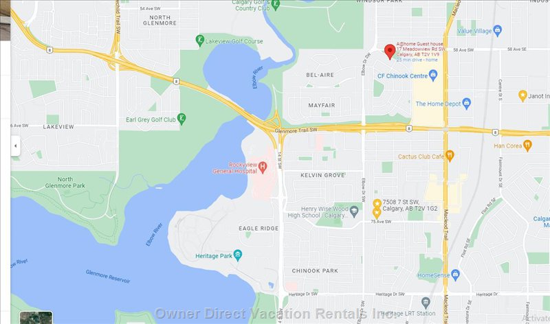  vacation rentals canada alberta calgary  meadowview road southwest 