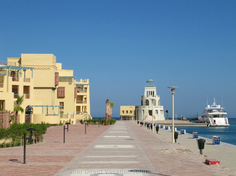 Luxury marina waterfront apartment in El Gouna, Red Sea, Egypt