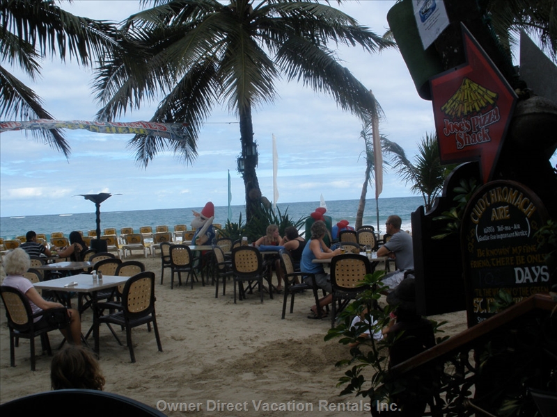 Beach restaurant in Ocean Dream at Cabarete beach, ID#202036