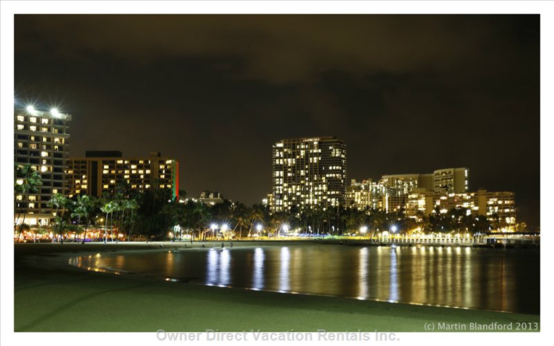 Waikiki at night, ID#208235